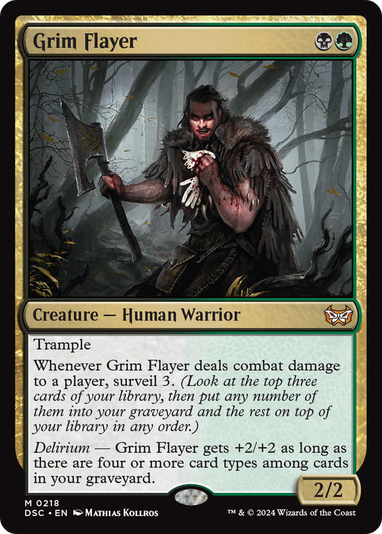 Grim Flayer (DSC-218) [Duskmourn: House of Horror Commander]