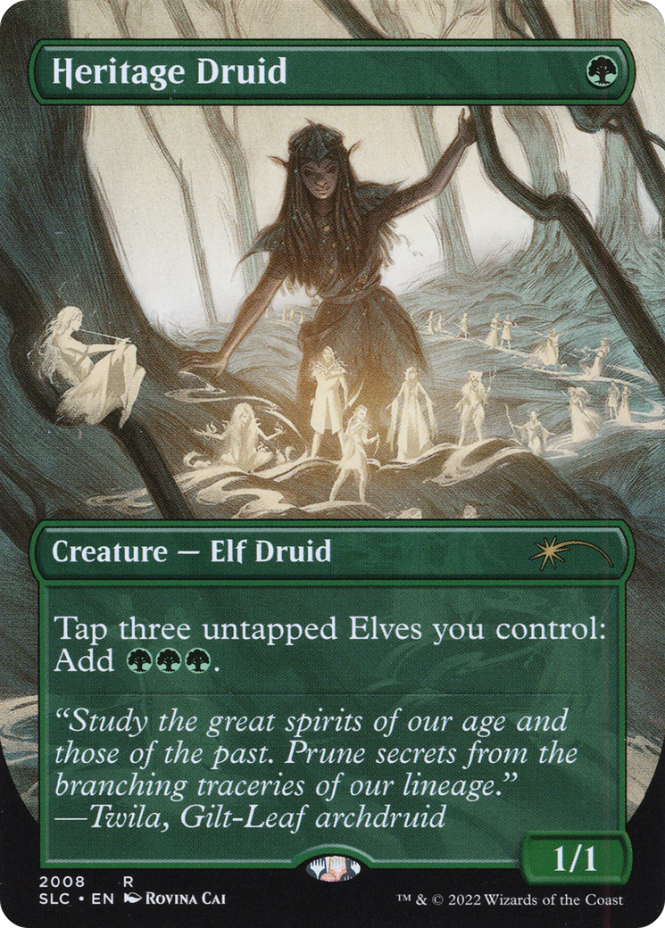 Heritage Druid (SLC-2008) [Secret Lair 30th Anniversary Countdown Kit] (Borderless)