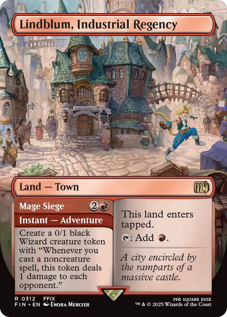 Lindblum, Industrial Regency (Borderless) (FIN-312) [FINAL FANTASY] (Borderless) Foil