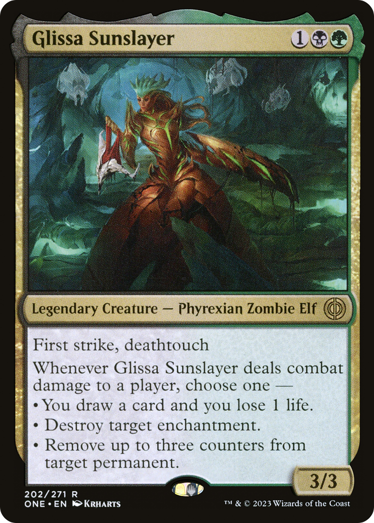 Glissa Sunslayer (ONE-202) [Phyrexia: All Will Be One] Foil