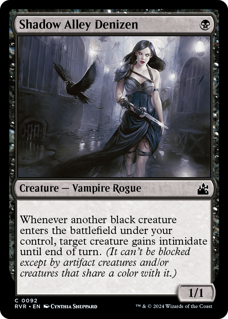 Shadow Alley Denizen (RVR-092) [Ravnica Remastered] Foil