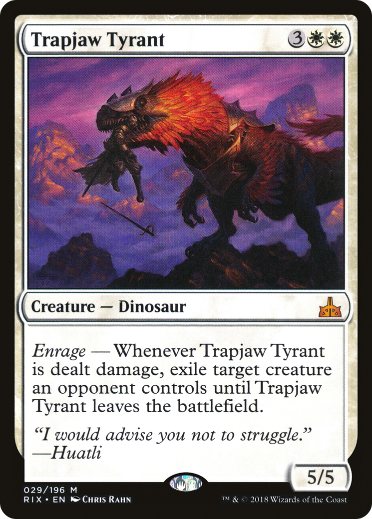 Trapjaw Tyrant (RIX-029) [Rivals of Ixalan]