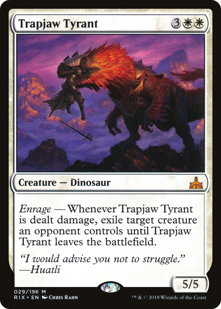 Trapjaw Tyrant (RIX-029) [Rivals of Ixalan]