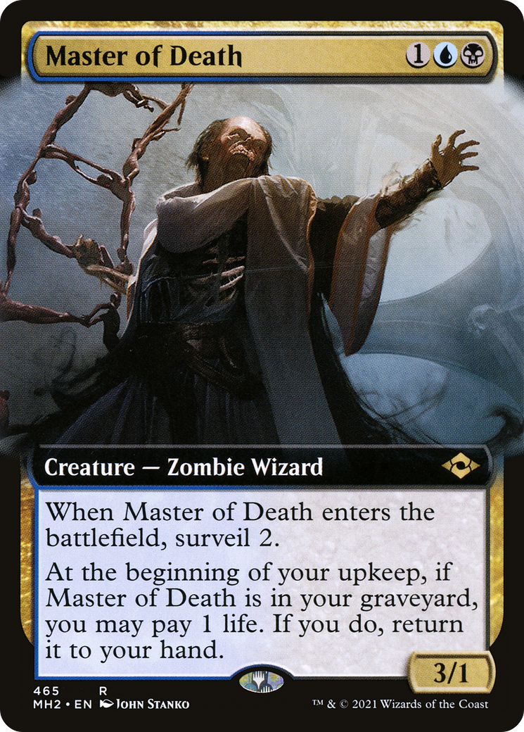 Master of Death (Extended Art) (MH2-465) [Modern Horizons 2]