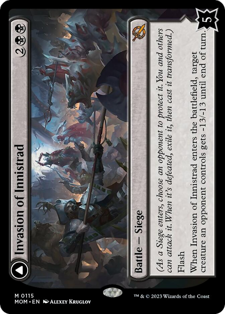 Invasion of Innistrad // Deluge of the Dead (MOM-115) [March of the Machine]