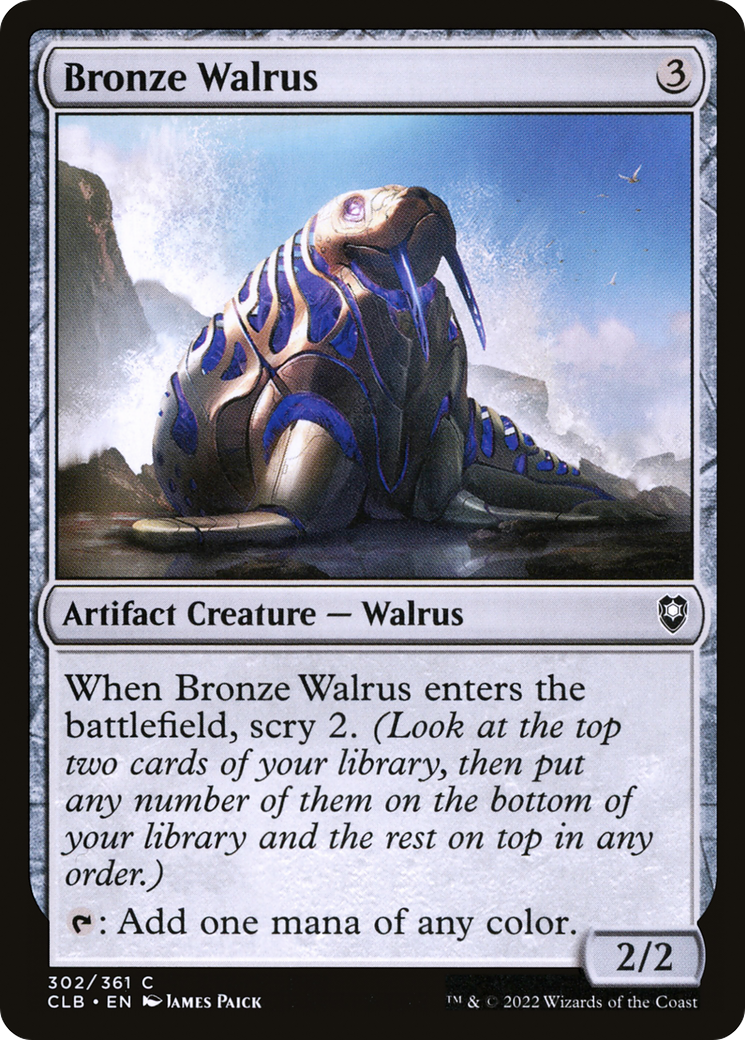 Bronze Walrus (CLB-302) [Commander Legends: Battle for Baldur's Gate]