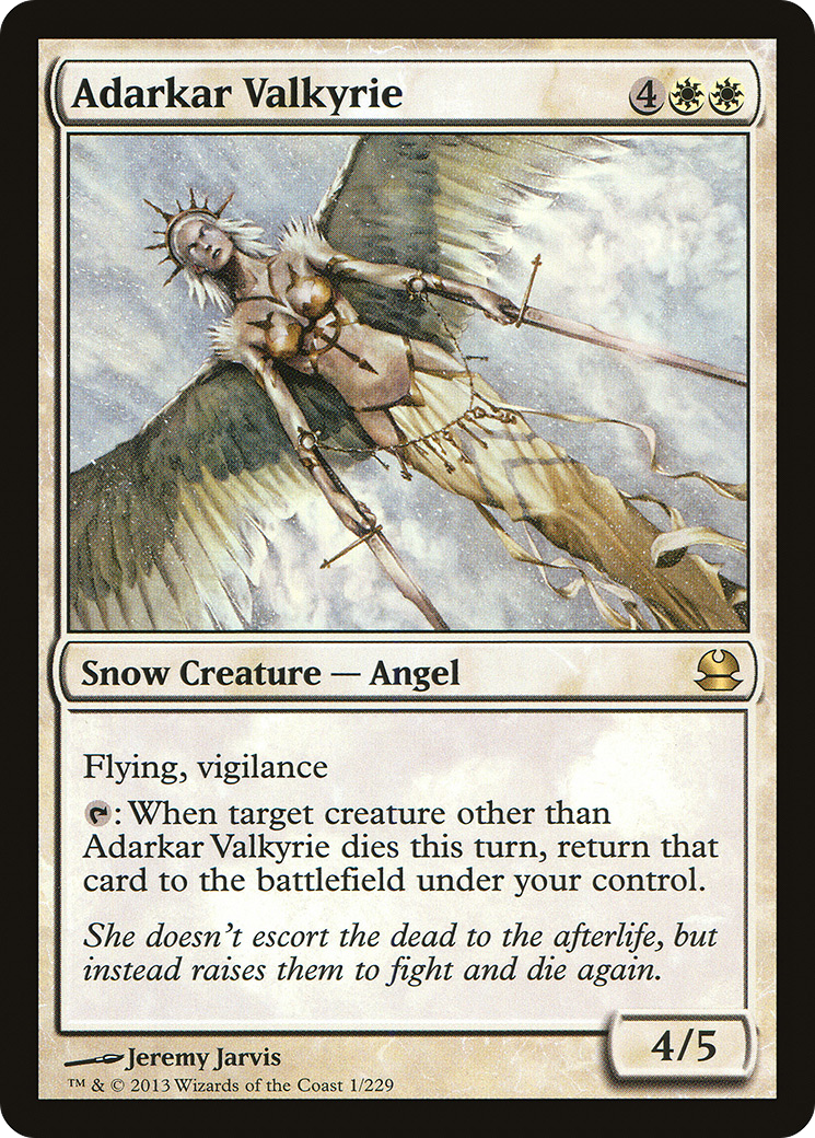 Adarkar Valkyrie (MMA-001) [Modern Masters]