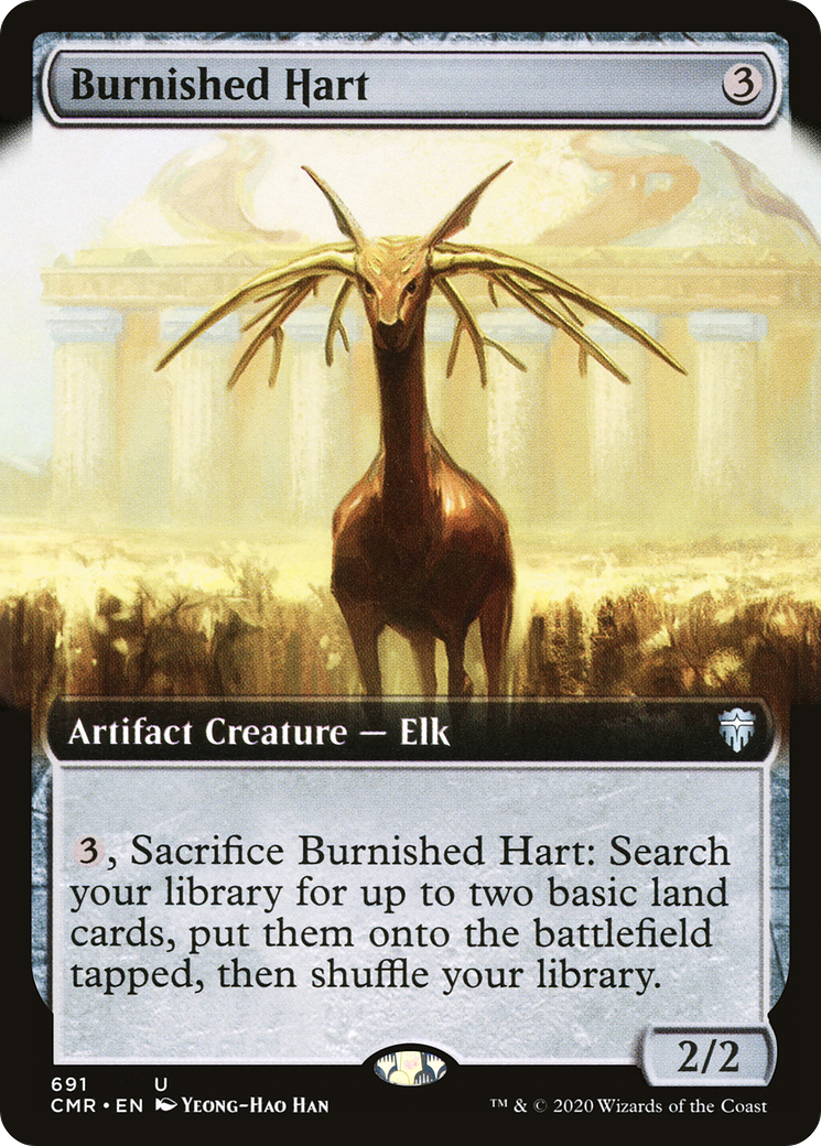 Burnished Hart (CMR-691) [Commander Legends]: (Extended Art) Foil