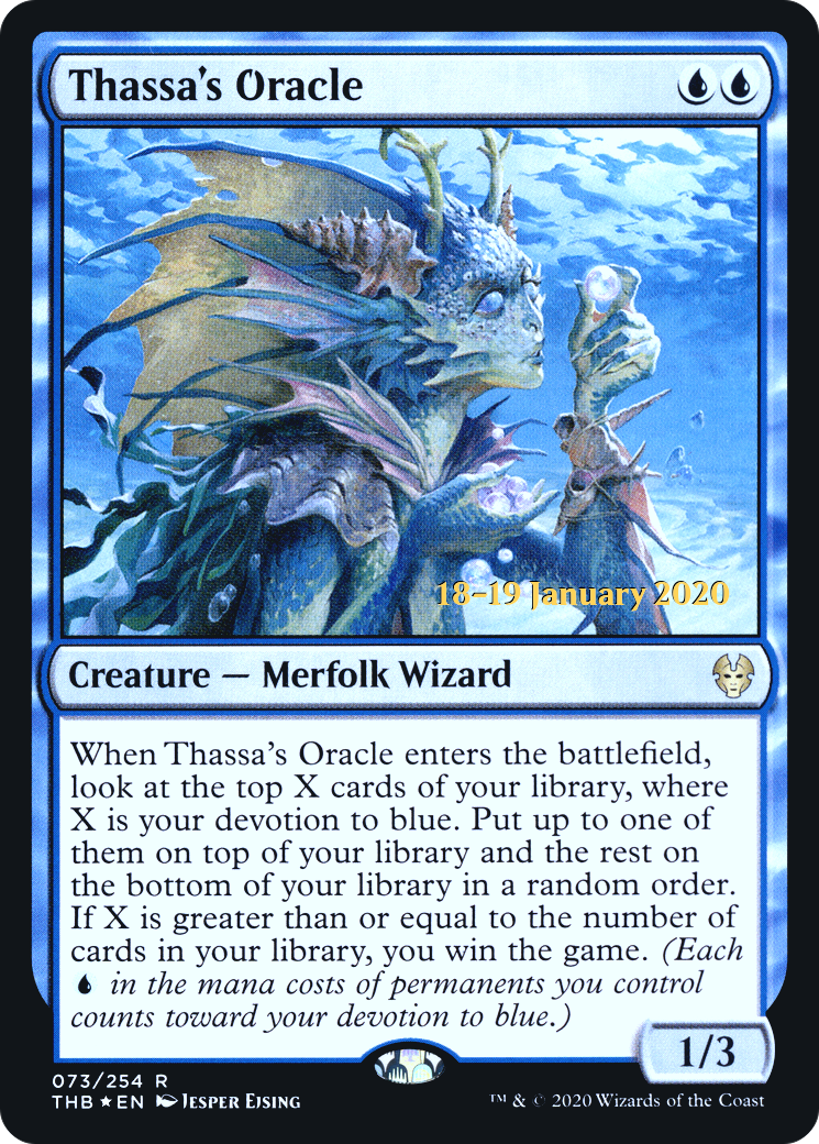 Thassa's Oracle (PRE-73S) [Theros Beyond Death Promos] Foil