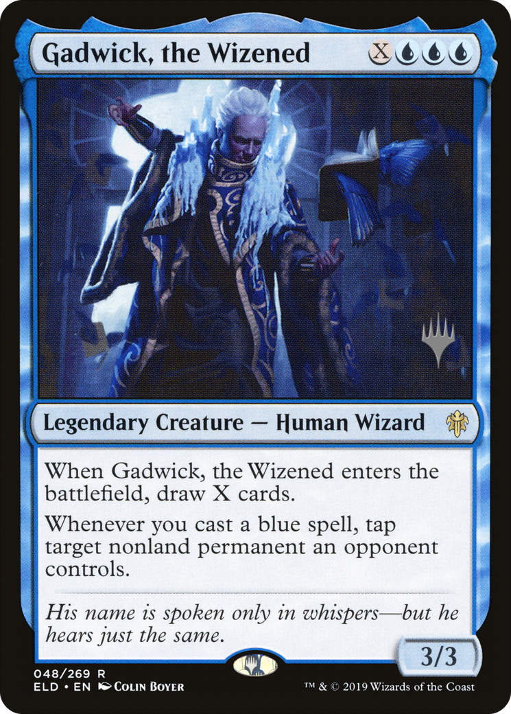 Gadwick, the Wizened (PPELD-48P) [Promo Pack: Throne of Eldraine Promos]