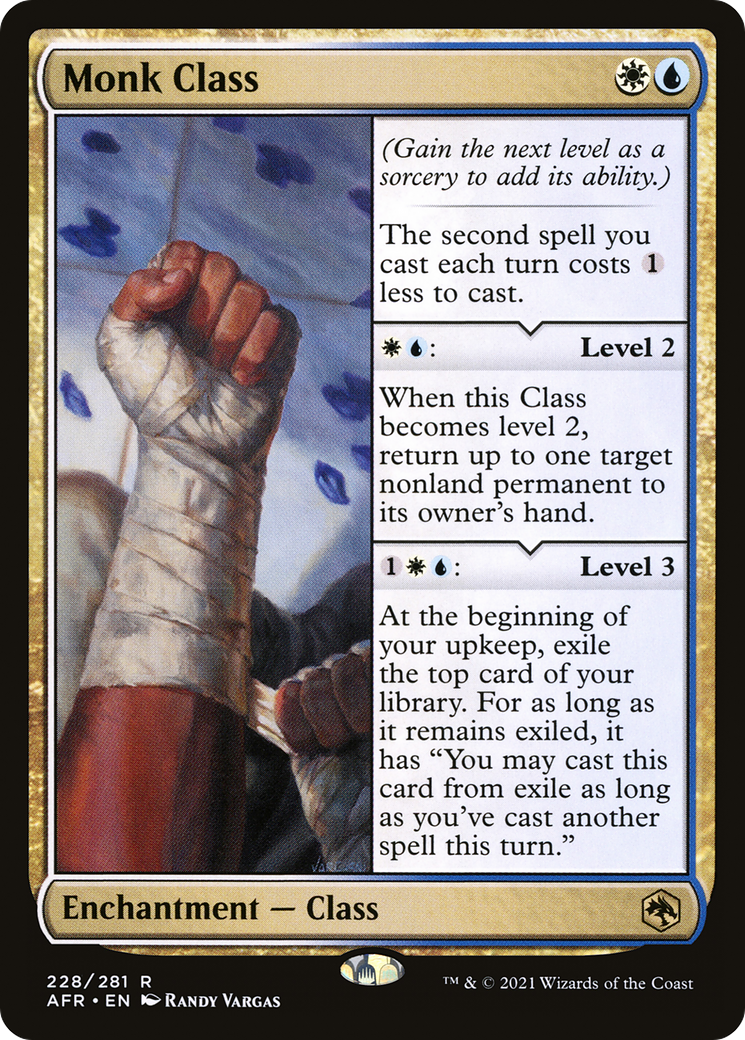 Monk Class (AFR-228) [Adventures in the Forgotten Realms]
