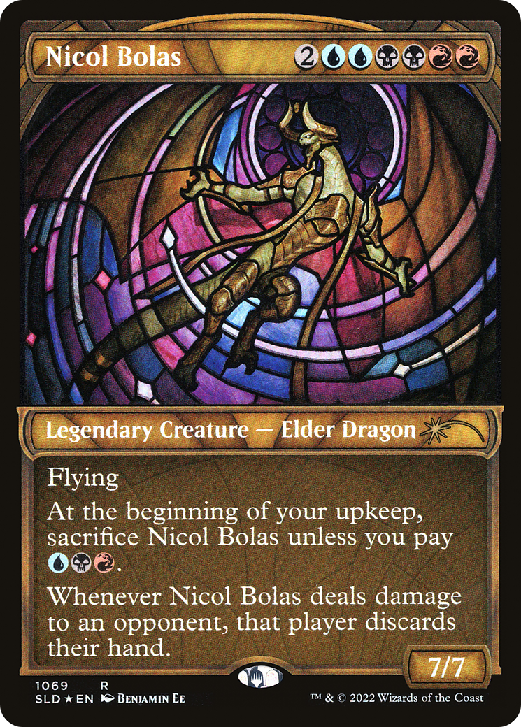 Nicol Bolas (SLD-1069) [Secret Lair Drop]: (Showcase) Foil