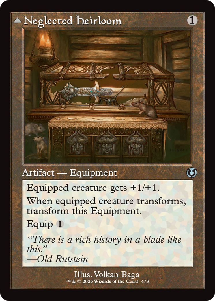 Neglected Heirloom // Ashmouth Blade (INR-473) [Innistrad Remastered] Foil