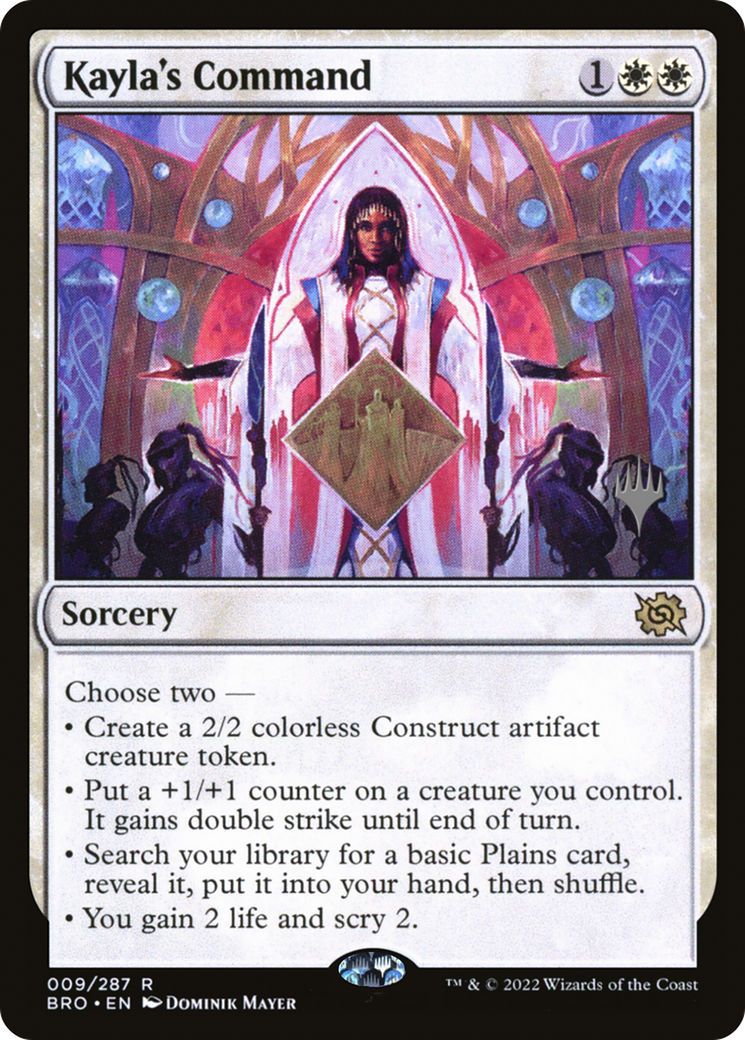 Kayla's Command (PPBRO-009) [Promo Pack: The Brothers' War Promos]