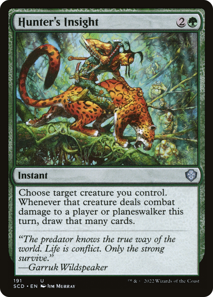Hunter's Insight (SCD-191) [Starter Commander Decks]