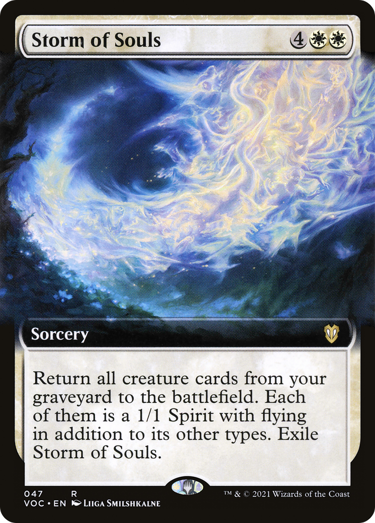 Storm of Souls (VOC-047) [Crimson Vow Commander]: (Extended Art)