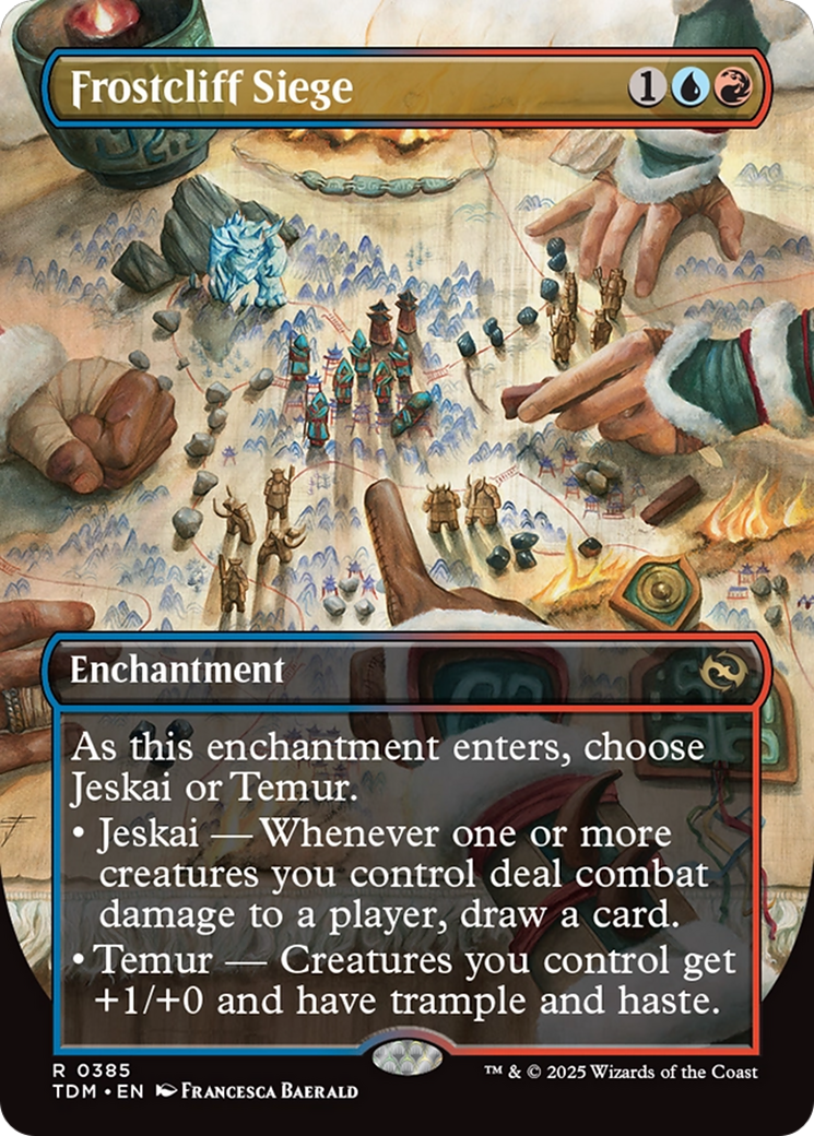 Frostcliff Siege (Borderless) (TDM-385) [Tarkir: Dragonstorm]