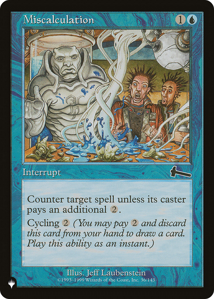 Miscalculation (LIST-ULG-36) [The List]