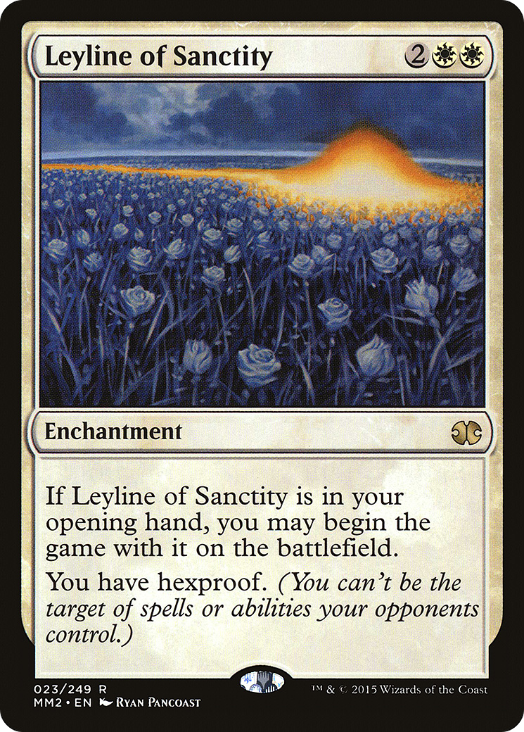 Leyline of Sanctity (MM2-023) [Modern Masters 2015] Foil