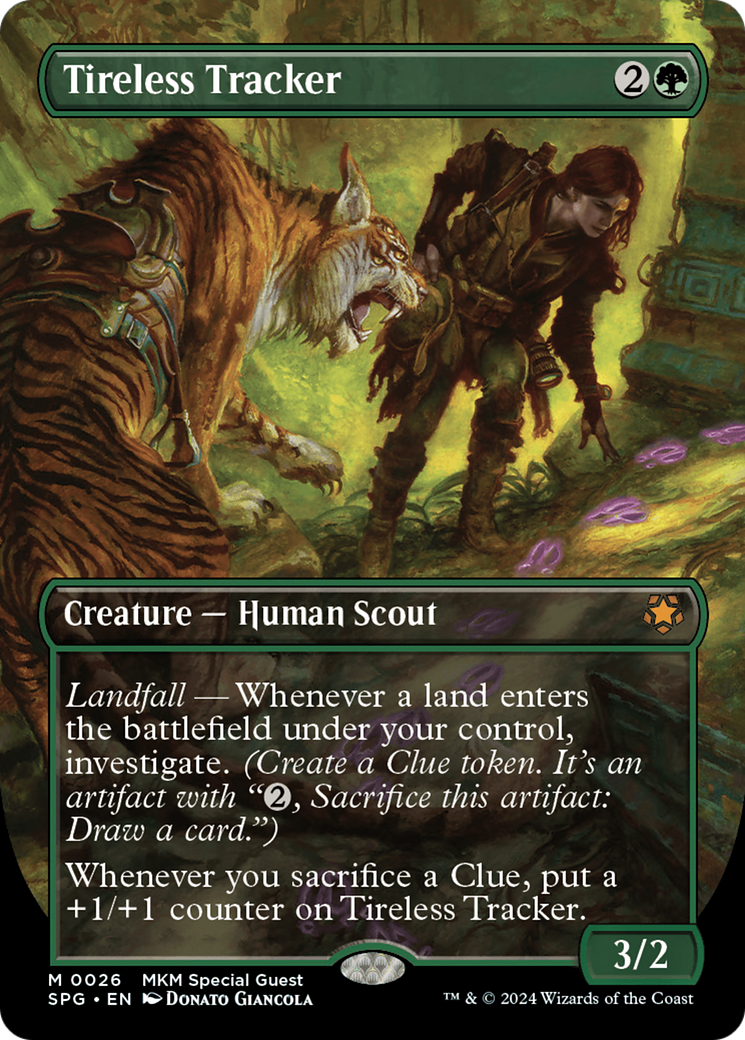 Tireless Tracker (SPG-026) [Special Guests] (Borderless) Foil
