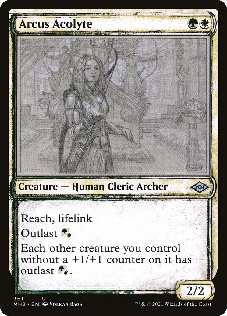 Arcus Acolyte (MH2-361) [Modern Horizons 2]: (Showcase) Foil