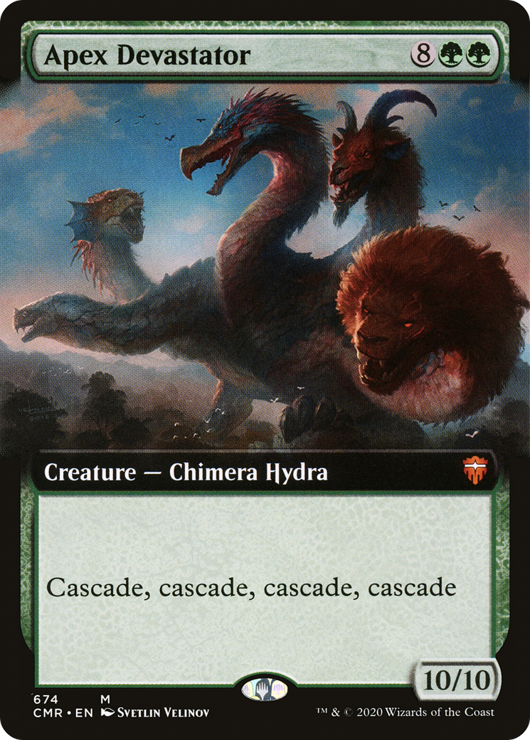 Apex Devastator (CMR-674) [Commander Legends]: (Extended Art)