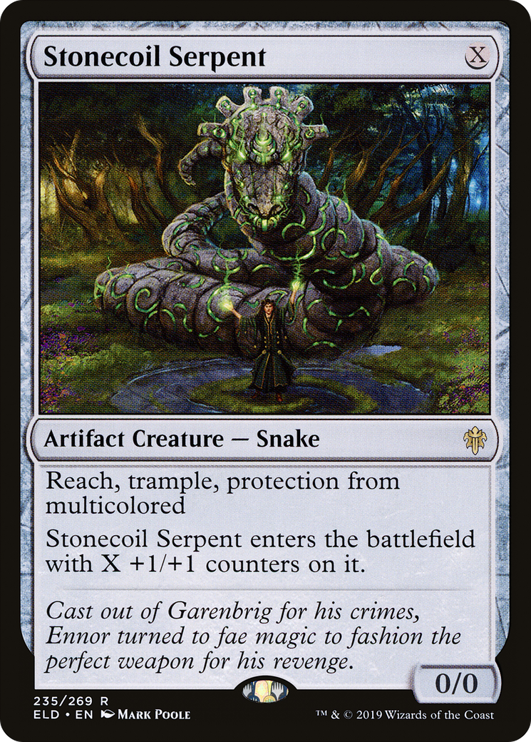 Stonecoil Serpent (ELD-235) [Throne of Eldraine]