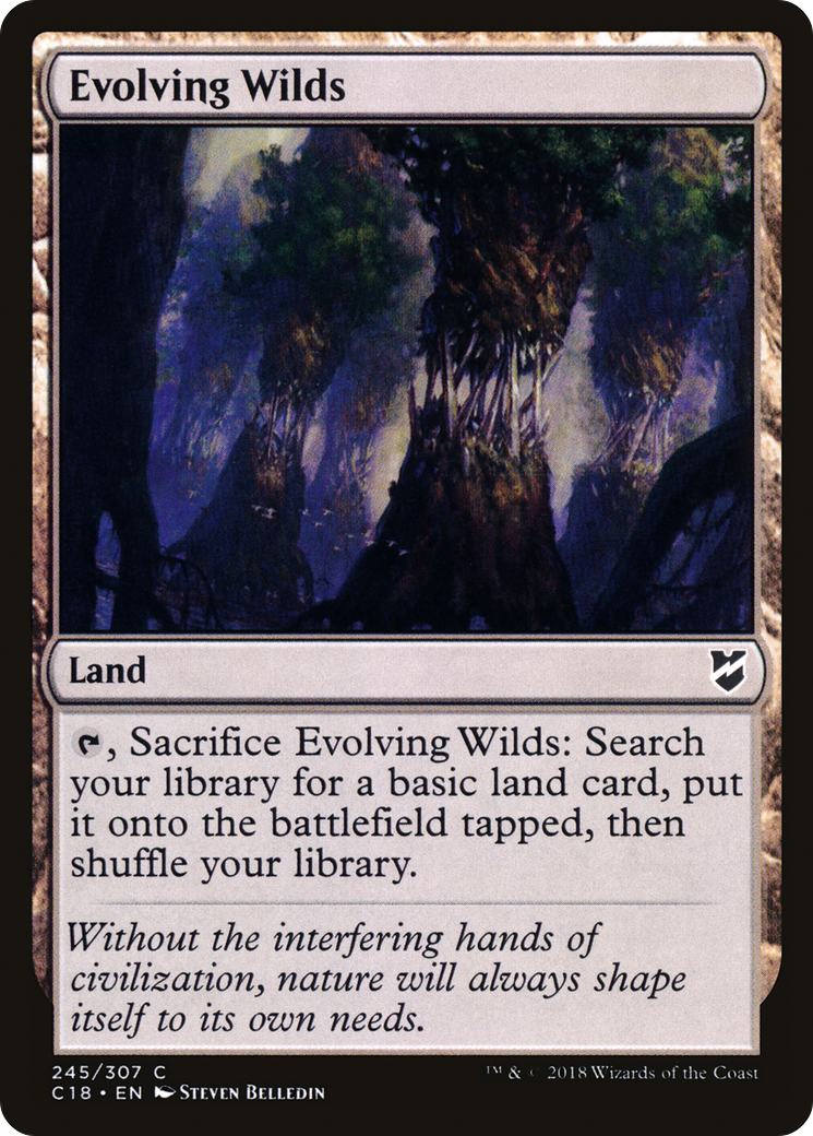 Evolving Wilds (C18-245) [Commander 2018]