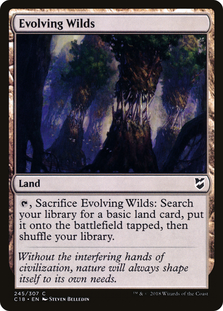 Evolving Wilds (C18-245) [Commander 2018]