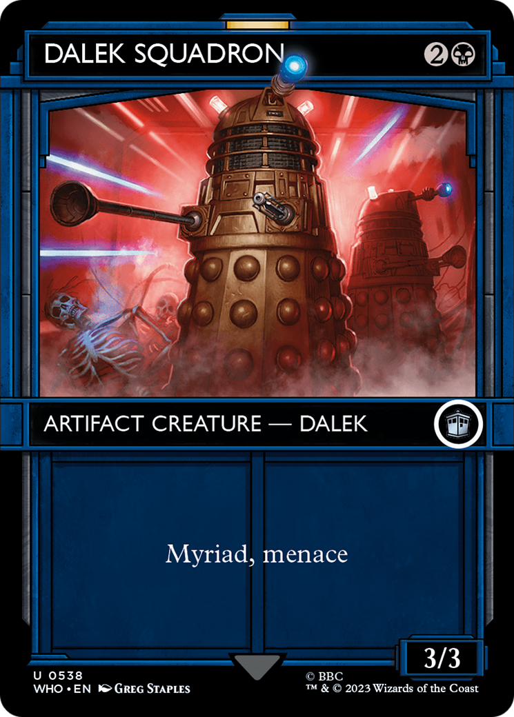 Dalek Squadron (WHO-538) [Doctor Who]: (Showcase) (Borderless)