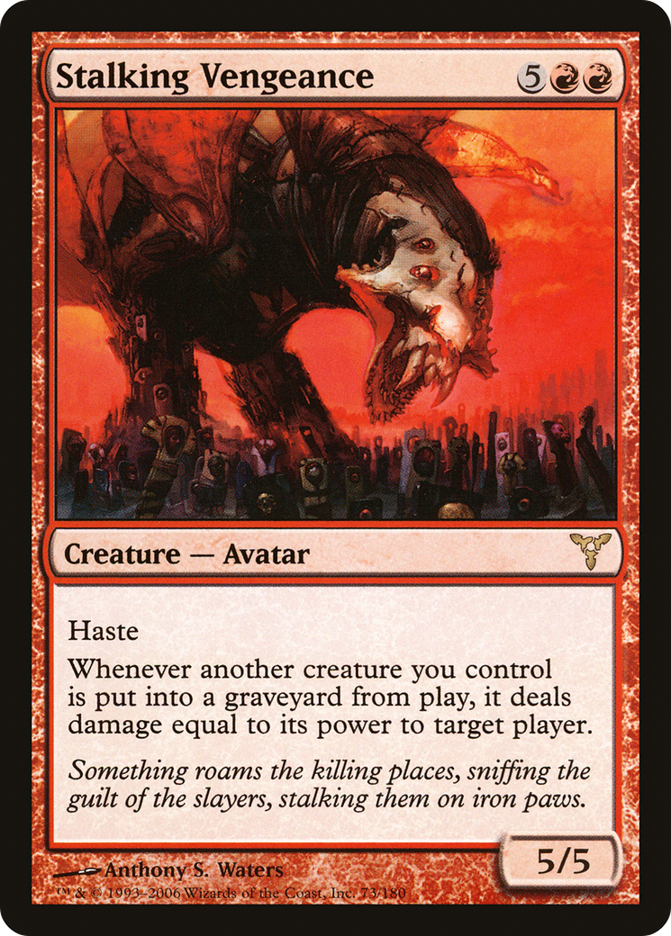 Stalking Vengeance (DIS-073) [Dissension] Foil