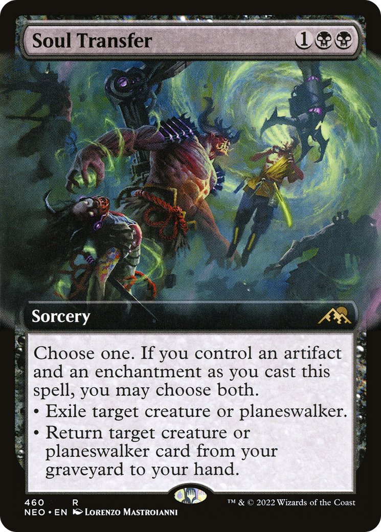 Soul Transfer (Extended Art) (NEO-460) [Kamigawa: Neon Dynasty]