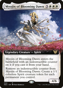 Myojin of Blooming Dawn (Extended Art) (NEC-042) [Neon Dynasty Commander]