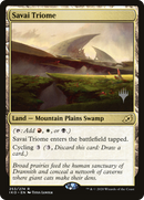 Savai Triome (PPIKO-253P) [Ikoria: Lair of Behemoths Promos] Foil