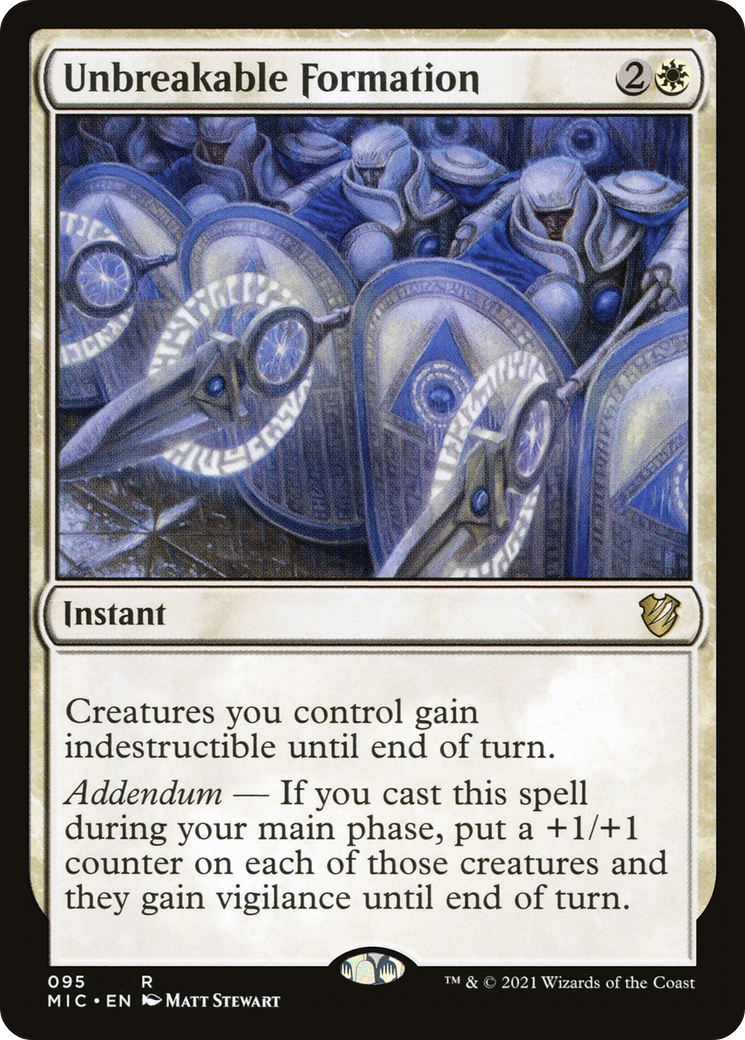 Unbreakable Formation (MIC-095) [Midnight Hunt Commander]