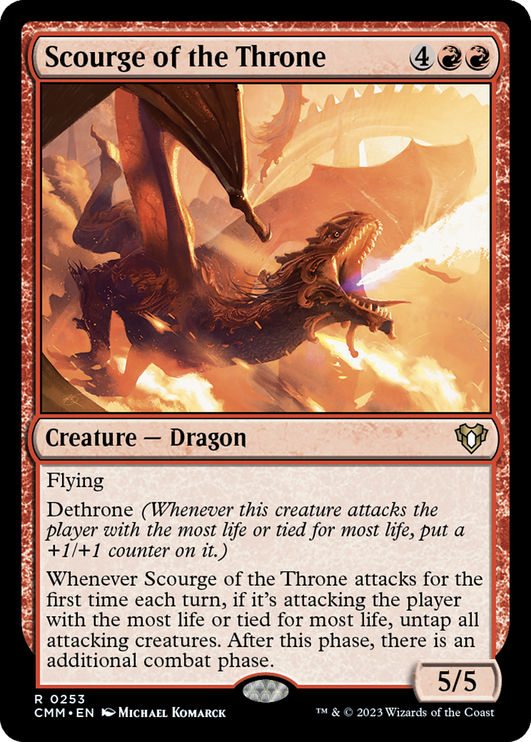 Scourge of the Throne (CMM-253) [Commander Masters] Foil