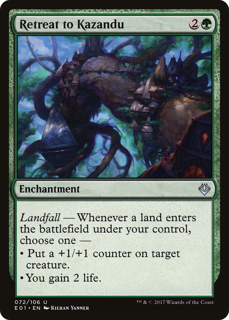 Retreat to Kazandu (AC2-072) [Archenemy: Nicol Bolas]