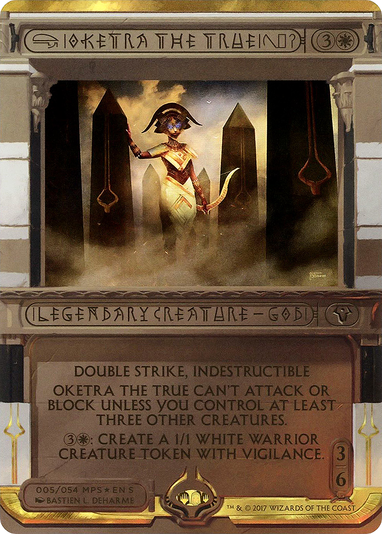 Oketra the True (MPS2-005) [Amonkhet Invocations] (Borderless) Foil
