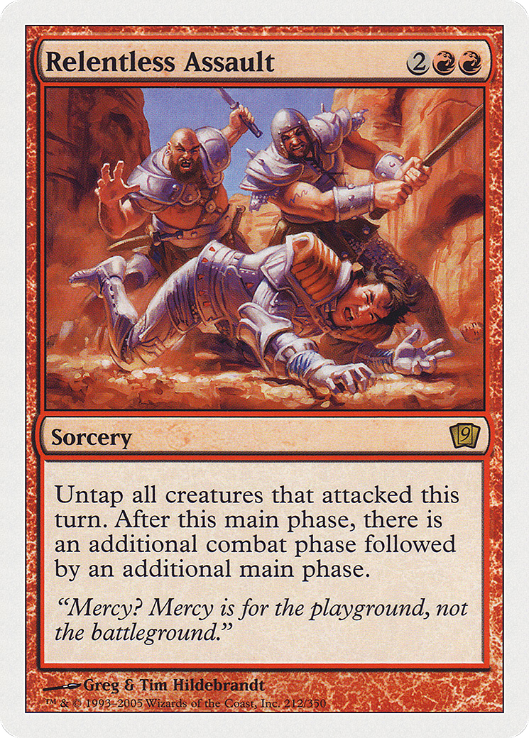 Relentless Assault (9ED-212) [Ninth Edition]