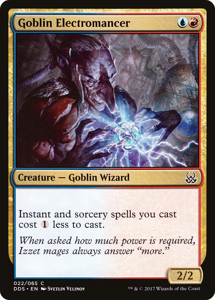 Goblin Electromancer (DDS-022) [Duel Decks: Mind vs. Might]