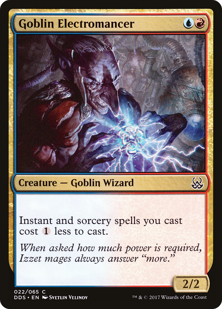 Goblin Electromancer (DDS-022) [Duel Decks: Mind vs. Might]