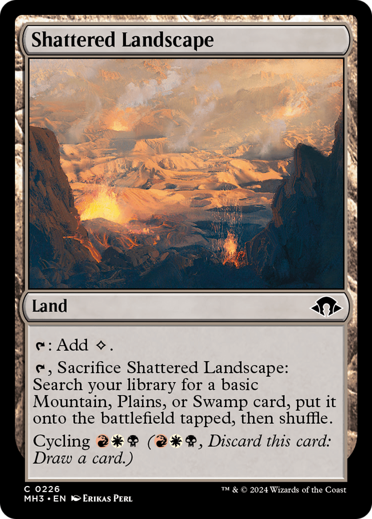 Shattered Landscape (MH3-226) [Modern Horizons 3] Foil