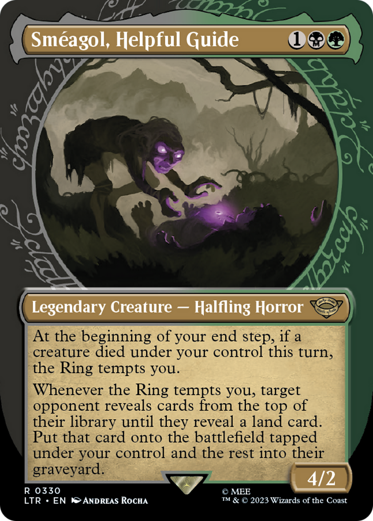 Smeagol, Helpful Guide (Showcase) (LTR-330) (Borderless) [The Lord of the Rings: Tales of Middle-earth]