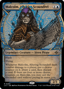 Malcolm, Alluring Scoundrel (LCI-293) [The Lost Caverns of Ixalan]: (Showcase) Foil