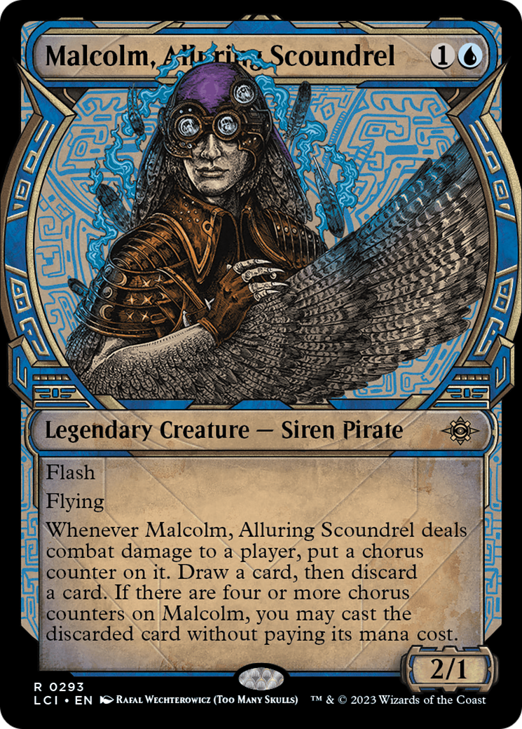 Malcolm, Alluring Scoundrel (LCI-293) [The Lost Caverns of Ixalan]: (Showcase)