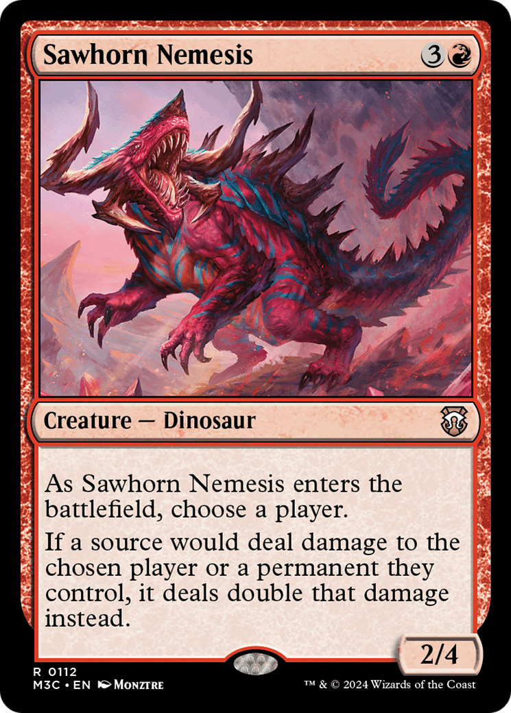 Sawhorn Nemesis (M3C-112) [Modern Horizons 3 Commander]