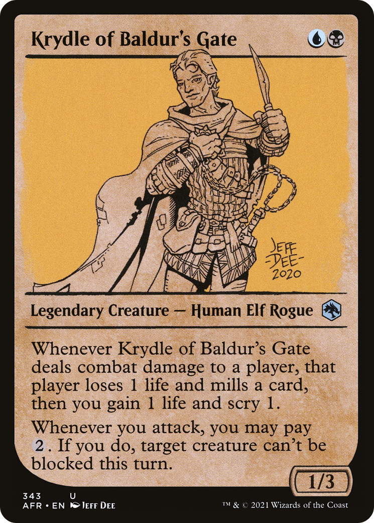 Krydle of Baldur's Gate (Showcase) (AFR-343) [Adventures in the Forgotten Realms]