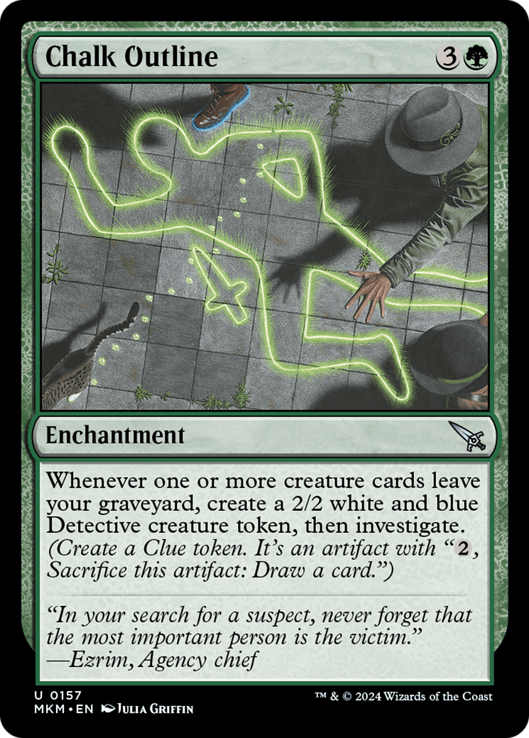 Chalk Outline (MKM-157) [Murders at Karlov Manor]
