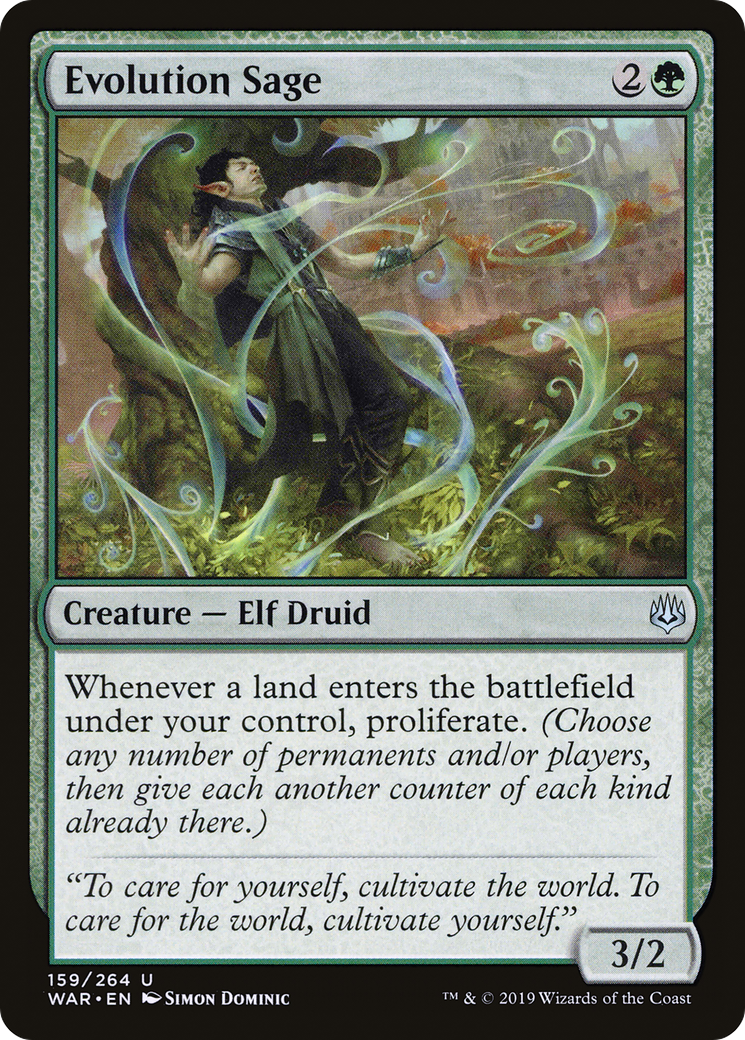 Evolution Sage (WAR-159) [War of the Spark]