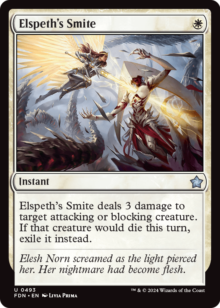 Elspeth's Smite (FDN-493) [Foundations]